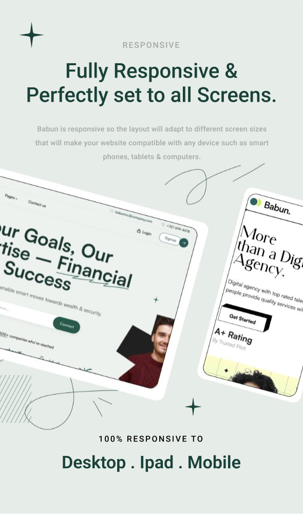 Babun - Business & Finance Responsive ASP.Net Core 8 & MVC 5 + RTL Template - 4