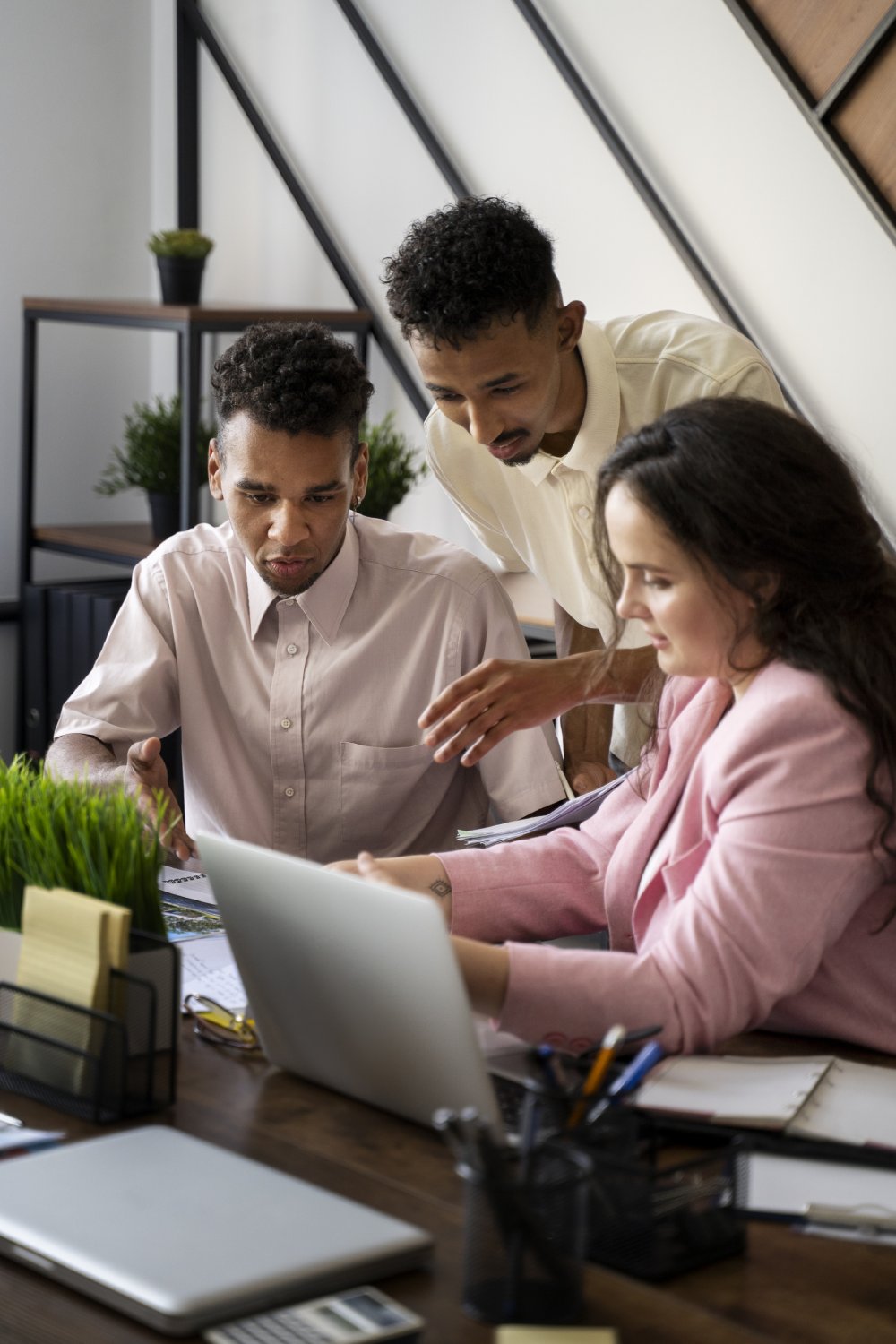 Startup team work