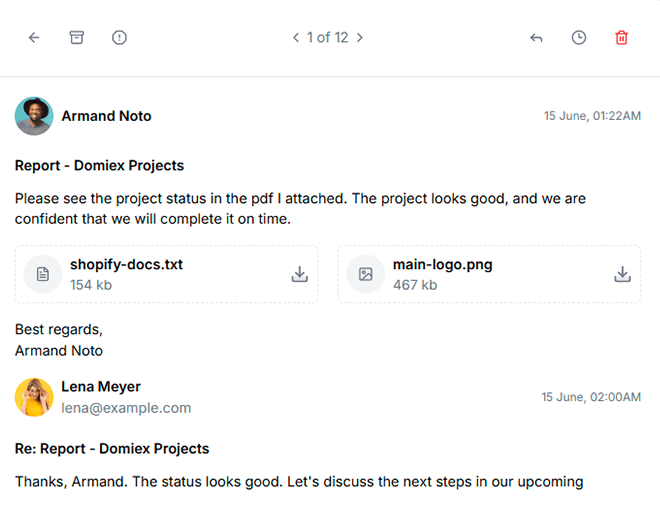 Email Reads