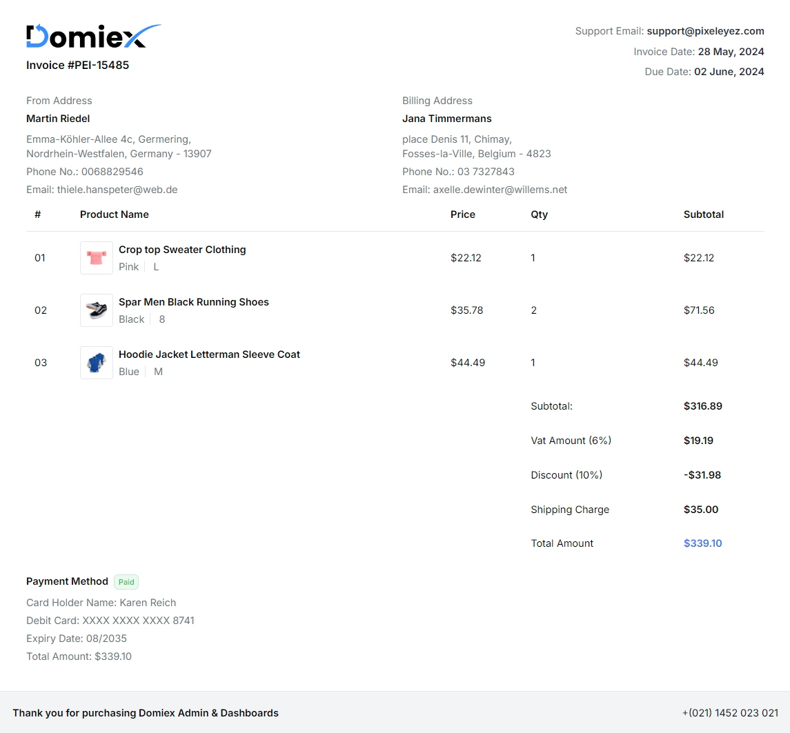 Invoice Image