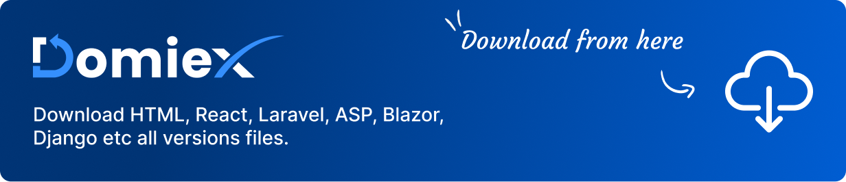 Domiex - Admin & Dashboard Template - 2