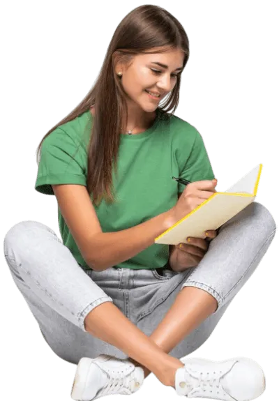 Student learning English