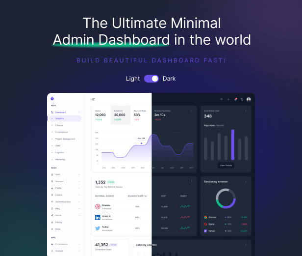 QuickFrame - TailwindCSS & Django Admin & Dashboard Template - 1