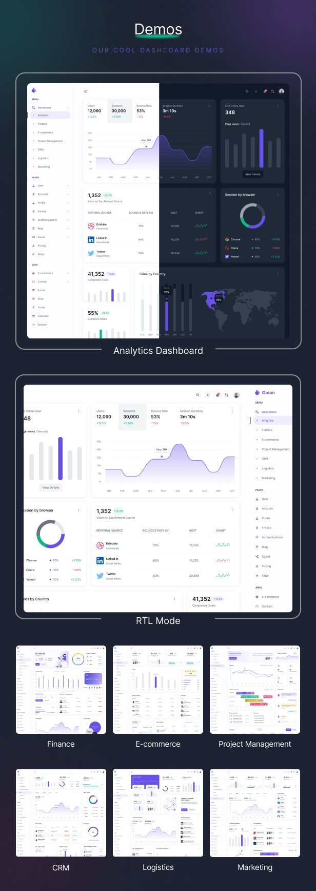 QuickFrame - TailwindCSS & Django Admin & Dashboard Template - 4